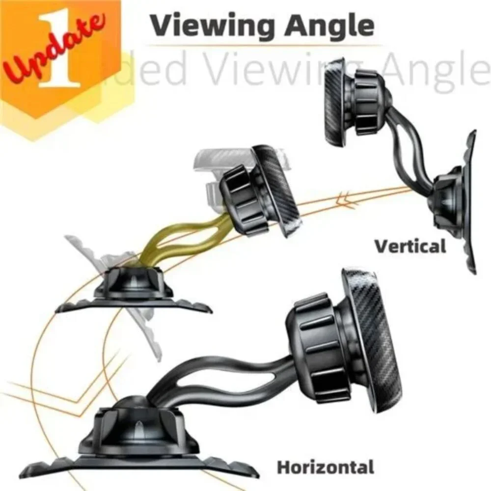 Magnetic Car Phone Mount for Vehicle Dashboard with Strong Magnet